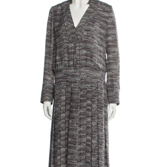 Tory Burch Marbled Pattern Silk Dress - size 4 - Picture 5 of 7
